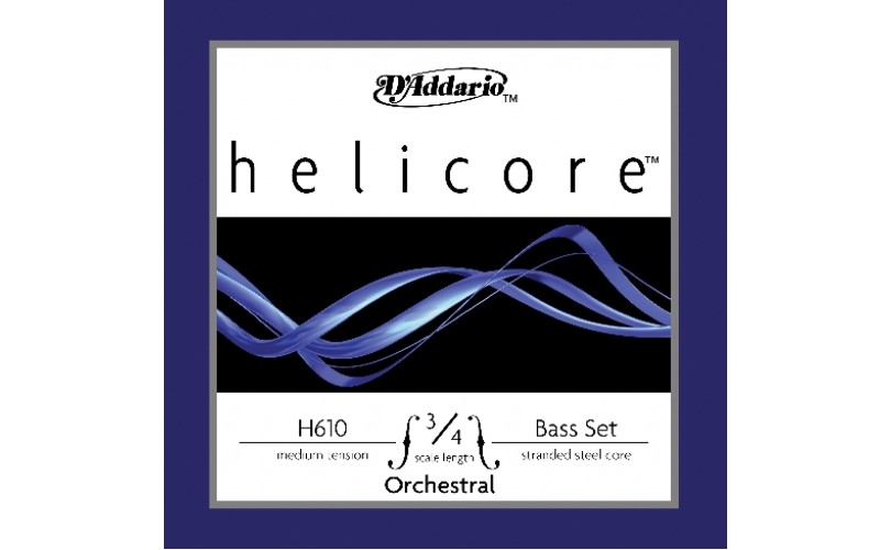 D'Addario Helicore H610 Doublebass Orch. 3/4 M