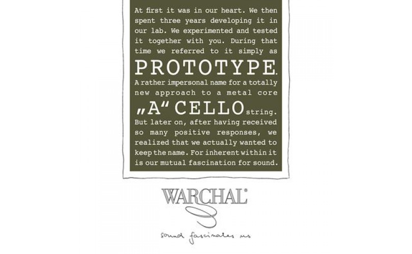 WARCHAL PROTOTYPE 021P  struna A na violoncello 