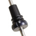 Bender cello endpin aluminium 10 mm+birne 25 mm